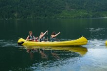 Dijaki 3. letnikov na športnem taboru v Bohinju