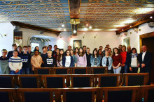 Dijaki Taborske Soukrome gymnasium na izmenjavi v Škofji Loki 