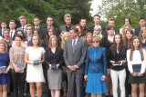 Predsednik države skupaj z ministrico za izobraževanje, znanost in šport 