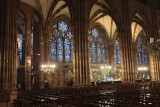Notranjost katedrale v Strasbourgu 