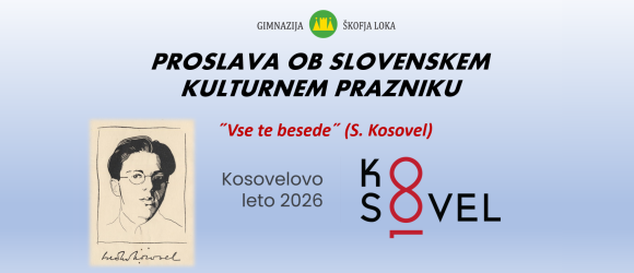 Proslava ob slovenskem kulturnem prazniku