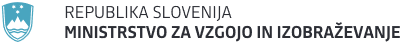 Ministrstvo za vzgojo in izobraževanje